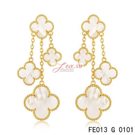 replica van cleef & arpels jewelry|van cleef earrings copies.